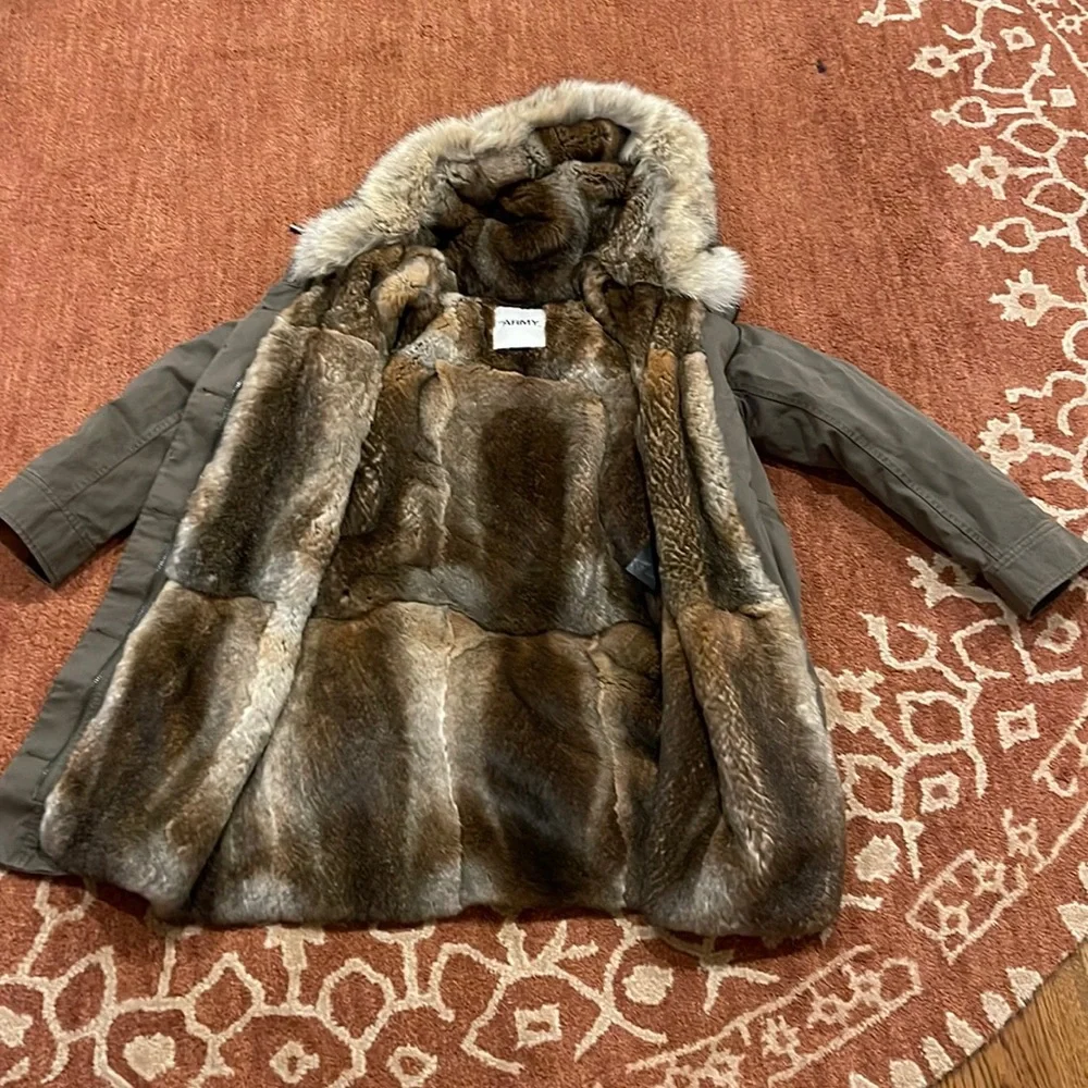 NWOT Yves Salomon Army Parka - Full lining - 36 - Picture 3 of 10
